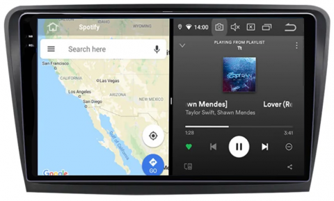 Navigatie dedicata Skoda Superb 2008-2015, 12GB RAM 256GB ROM, Android 13, Rezolutie 2K, Display QLED, 10", DSP, Carplay, Android Auto, Internet, Youtube, Waze, Wi Fi, USB [3]