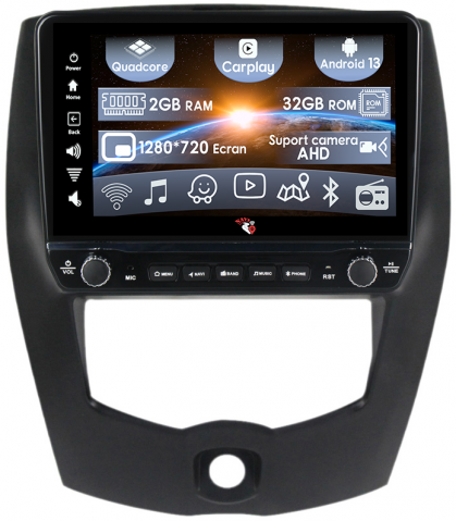 Livina 2007-2016 - Navigatie dedicata Livina 2013-2016 cu butoane rotative model 2024, 9 Inch, 2GB RAM 32GB ROM, Quadcore, Android 13, WiFi, Bluetooth, Magazin Play