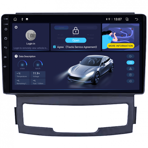 (Resigilata) Navigatie dedicata Ssangyong Korando 2010-2013, 2GB RAM 32GB ROM, Quad Core, Display 9" IPS Full HD, Carplay, Android 13, Bluetooth, Magazin Play, Suport camere AHD [1]