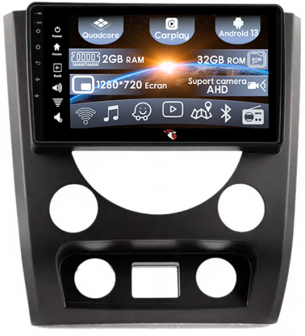 SsangYong - (Resigilata) Navigatie dedicata SsangYong Rexton W 2014-2016, 2GB RAM 32GB ROM, Quad Core, Display 9" IPS Full HD, Carplay, Android 13, Bluetooth, Magazin Play, Suport camere AHD