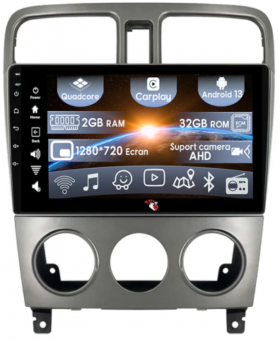 Subaru - (Resigilata) Navigatie dedicata Subaru Forester 2004-2008, 2GB RAM 32GB ROM, Quad Core, Display 9" IPS Full HD, Carplay, Android 13, Bluetooth, Magazin Play, Suport camere AHD