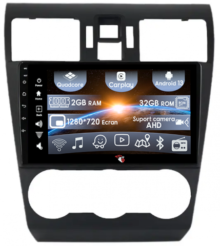 Forester 2013-2014 - (Resigilata) Navigatie dedicata Subaru Forester 2013-2014, 2GB RAM 32GB ROM, Quad Core, Display 9" IPS Full HD, Carplay, Android 13, Bluetooth, Magazin Play, Suport camere AHD