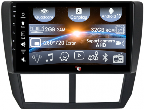 Subaru - (Resigilata) Navigatie dedicata Subaru Forester 3 2007-2013, 2GB RAM 32GB ROM, Quad Core, Display 9" IPS Full HD, Carplay, Android 13, Bluetooth, Magazin Play, Suport camere AHD