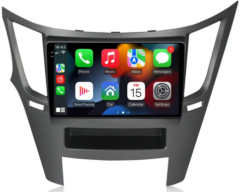 Navigatie dedicata Subaru Legacy Outback 2009-2014, 12GB RAM 256GB ROM, Android 13, Rezolutie 2K, Display QLED, 9", DSP, Carplay, Android Auto, Internet, Youtube, Waze, Wi Fi, USB [4]