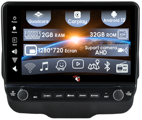 Navigatii Dedicate - Navigatie dedicata Renegade 2014-2018 cu butoane rotative model 2024, 9 Inch, 2GB RAM 32GB ROM, Quadcore, Android 13, WiFi, Bluetooth, Magazin Play