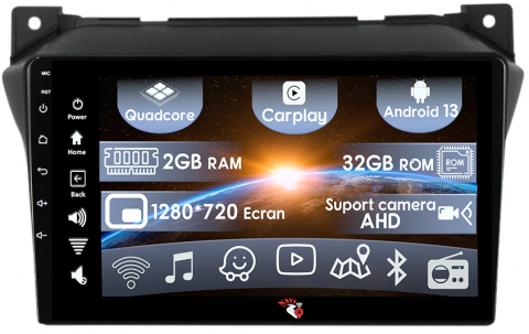 Suzuki - (Resigilata) Navigatie dedicata Suzuki Alto 2009-2016, 2GB RAM 32GB ROM, Quad Core, Display 9" IPS Full HD, Carplay, Android 13, Bluetooth, Magazin Play, Suport camere AHD