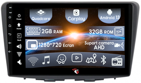 Suzuki - (Resigilata) Navigatie dedicata Suzuki Baleno 2016-2018, 2GB RAM 32GB ROM, Quad Core, Display 9" IPS Full HD, Carplay, Android 13, Bluetooth, Magazin Play, Suport camere AHD
