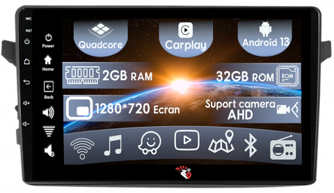 Suzuki - (Resigilata) Navigatie dedicata Suzuki Celerio 2014+, 2GB RAM 32GB ROM, Quad Core, Display 9" IPS Full HD, Carplay, Android 13, Bluetooth, Magazin Play, Suport camere AHD