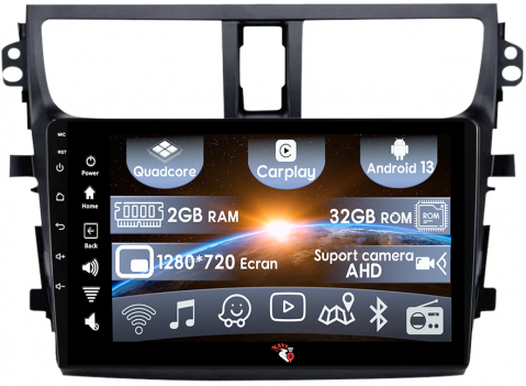 Suzuki - (Resigilata) Navigatie dedicata Suzuki Celerio 2015-2018, 2GB RAM 32GB ROM, Quad Core, Display 9" IPS Full HD, Carplay, Android 13, Bluetooth, Magazin Play, Suport camere AHD