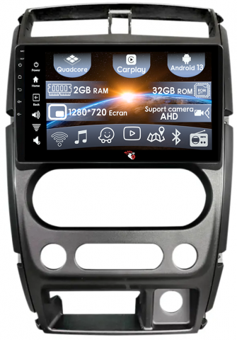 Suzuki - (Resigilata) Navigatie dedicata Suzuki Jimny 2007-2012, 2GB RAM 32GB ROM, Quad Core, Display 9" IPS Full HD, Carplay, Android 13, Bluetooth, Magazin Play, Suport camere AHD