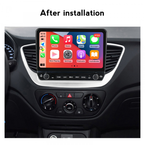 Navigatie dedicata Verna 2017-2018 cu butoane rotative model 2024, 9 Inch, 2GB RAM 32GB ROM, Quadcore, Android 13, WiFi, Bluetooth, Magazin Play [3]
