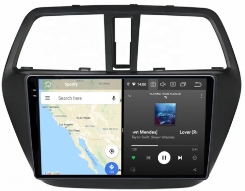 Navigatie dedicata Suzuki S-cross 2012-2016, 12GB RAM 256GB ROM, Android 13, Rezolutie 2K, Display QLED, 9", DSP, Carplay, Android Auto, Internet, Youtube, Waze, Wi Fi, USB [1]