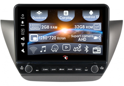 Lancer IX 2006-2010 - Navigatie dedicata Lancer IX 2006-2010 cu butoane rotative model 2024, 9 Inch, 2GB RAM 32GB ROM, Quadcore, Android 13, WiFi, Bluetooth, Magazin Play