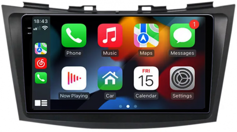 Navigatie dedicata Suzuki Swift 2011-2015, 12GB RAM 256GB ROM, Android 13, Rezolutie 2K, Display QLED, 9", DSP, Carplay, Android Auto, Internet, Youtube, Waze, Wi Fi, USB [2]