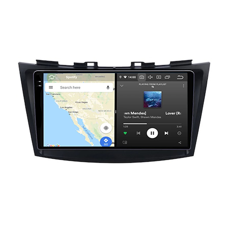 Navigatie dedicata Suzuki Swift 2013-2016, 12GB RAM 256GB ROM, Android 13, Rezolutie 2K, Display QLED, 9", DSP, Carplay, Android Auto, Internet, Youtube, Waze, Wi Fi, USB [2]