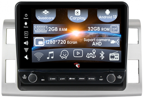 Previa - Navigatie dedicata Previa 2006-2012 cu butoane rotative model 2024, 10 Inch, 2GB RAM 32GB ROM, Quadcore, Android 13, WiFi, Bluetooth, Magazin Play