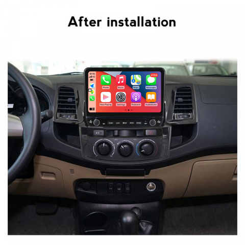 Navigatie dedicata Fortuner Hilux 2004-2014 cu butoane rotative model 2024, 9 Inch, 2GB RAM 32GB ROM, Quadcore, Android 13, WiFi, Bluetooth, Magazin Play [2]