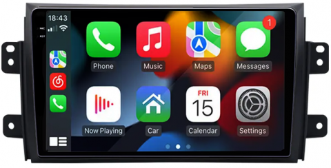 Navigatie dedicata Suzuki SX4 2006-2012, 12GB RAM 256GB ROM, Android 13, Rezolutie 2K, Display QLED, 9", DSP, Carplay, Android Auto, Internet, Youtube, Waze, Wi Fi, USB [2]