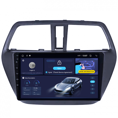 (Resigilata) Navigatie dedicata Suzuki SX4 2014 S Cross, 2GB RAM 32GB ROM, Quad Core, Display 9" IPS Full HD, Carplay, Android 13, Bluetooth, Magazin Play, Suport camere AHD [6]
