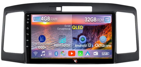 Toyota - Navigatie dedicata Toyota Allion Premio 2001-2007, 4GB RAM 32GB ROM, Octacore, Android 14, Display QLED 1K 9", DSP, Carplay&Android Auto, SIM 4G, Bluetooth, Ventilator Activ
