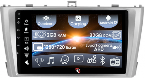 Toyota - (Resigilata) Navigatie dedicata Toyota Avensis ( 2008 - 2015 ), 2GB RAM 32GB ROM, Quad Core, Display 9" IPS Full HD, Carplay, Android 13, Bluetooth, Magazin Play, Suport camere AHD