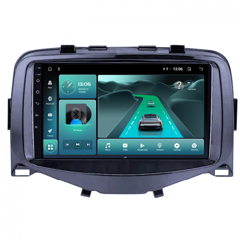 (Resigilata) Navigatie dedicata Toyota Aygo 2016, 2GB RAM 32GB ROM, Quad Core, Display 9" IPS Full HD, Carplay, Android 13, Bluetooth, Magazin Play, Suport camere AHD [4]