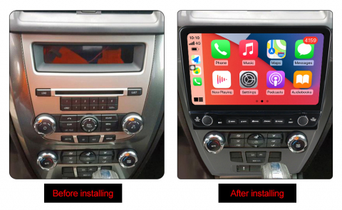 Navigatie dedicata Fusion Mondeo 2009-2012 cu butoane rotative model 2024, 10 Inch, 2GB RAM 32GB ROM, Quadcore, Android 13, WiFi, Bluetooth, Magazin Play [4]