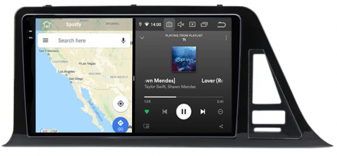 Navigatie dedicata Toyota C-HR 2016-2020, 12GB RAM 256GB ROM, Android 13, Rezolutie 2K, Display QLED, 9", DSP, Carplay, Android Auto, Internet, Youtube, Waze, Wi Fi, USB [3]