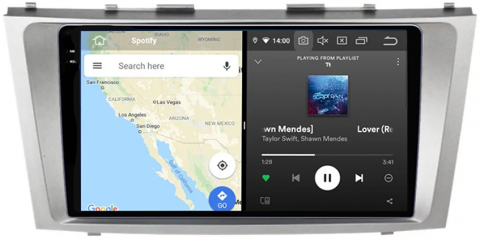 Navigatie dedicata Toyota Camry 2006-2011, 12GB RAM 256GB ROM, Android 13, Rezolutie 2K, Display QLED, 9", DSP, Carplay, Android Auto, Internet, Youtube, Waze, Wi Fi, USB [3]