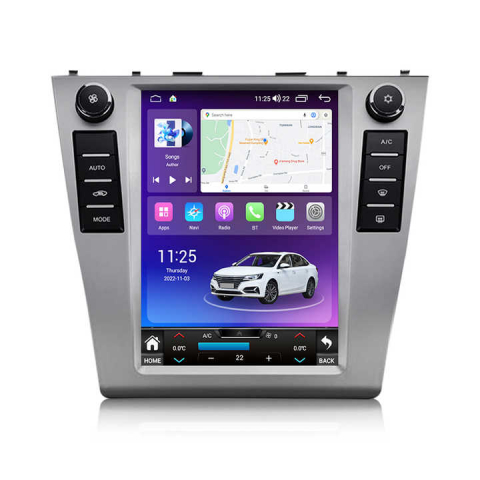 Camry 2006-2011 - Navigatie dedicata Toyota Camry 2008-2012 Tesla Style, 8GB RAM 128GB ROM, Octacore, Android 14, Display QLED 9.7”, Suporta camera 360º, DSP, Carplay&Android Auto, SIM 4G, Ventilator Activ