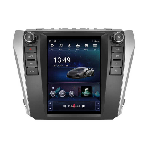 Toyota - Navigatie dedicata Toyota Camry 2012-2016, Tesla Style, 8GB RAM 128GB ROM, Octacore, Android 14, Display QLED 9.7”, Suporta camera 360º, DSP, Carplay&Android Auto, SIM 4G, Ventilator Activ