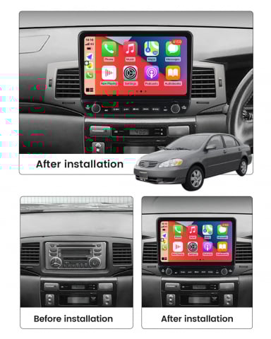 Navigatie dedicata Corolla 9 E120 2004-2006 cu butoane rotative model 2024, 9 Inch, 2GB RAM 32GB ROM, Quadcore, Android 13, WiFi, Bluetooth, Magazin Play [4]