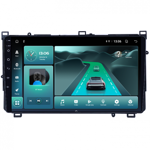 (Resigilata) Navigatie dedicata Toyota Corolla 11 Auris E180 2017-2018, 2GB RAM 32GB ROM, Quad Core, Display 9" IPS Full HD, Carplay, Android 13, Bluetooth, Magazin Play, Suport camere AHD [4]