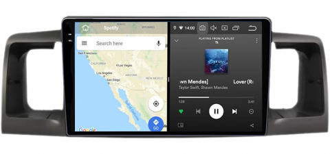 Navigatie dedicata Toyota Corolla 2000-2004, 12GB RAM 256GB ROM, Android 13, Rezolutie 2K, Display QLED, 9", DSP, Carplay, Android Auto, Internet, Youtube, Waze, Wi Fi, USB [2]