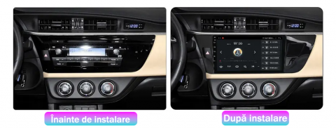 (Resigilata) Navigatie dedicata Toyota Corolla 2013-2018, 2GB RAM 32GB ROM, Quad Core, Display 9" IPS Full HD, Carplay, Android 13, Bluetooth, Magazin Play, Suport camere AHD [3]