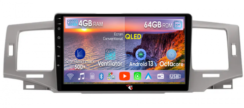 Toyota - Navigatie dedicata Toyota Corolla 9 E120 2004-2006, 4GB RAM 64GB ROM, Octacore, Android 13, Display QLED 9", DSP, Carplay, Android Auto, Internet, Youtube, Waze, WIFI, Bluetooth