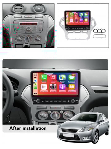 Navigatie dedicata Mondeo 2006-2010 cu butoane rotative model 2024, 10 Inch, 2GB RAM 32GB ROM, Quadcore, Android 13, WiFi, Bluetooth, Magazin Play [2]