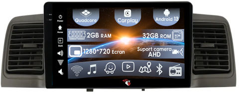 Corolla EX 2007-2012 - (Resigilata) Navigatie dedicata Toyota Corolla EX 2007-2012, 2GB RAM 32GB ROM, Quad Core, Display 9" IPS Full HD, Carplay, Android 13, Bluetooth, Magazin Play, Suport camere AHD