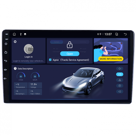 (Resigilata) Navigatie dedicata Toyota Etios, 2GB RAM 32GB ROM, Quad Core, Display 9" IPS Full HD, Carplay, Android 13, Bluetooth, Magazin Play, Suport camere AHD [4]