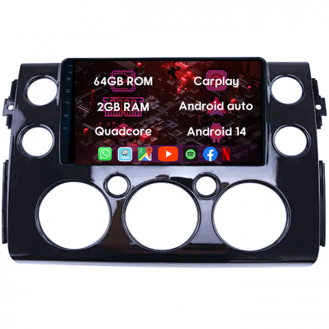 (Resigilata) Navigatie dedicata Toyota FJ 2013-2017 Black, 2GB RAM 32GB ROM, Quad Core, Display 9" IPS Full HD, Carplay, Android 13, Bluetooth, Magazin Play, Suport camere AHD [3]