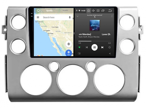 Navigatie dedicata Toyota FJ Cruiser J15 2006-2020, 12GB RAM 256GB ROM, Android 13, Rezolutie 2K, Display QLED, 9", DSP, Carplay, Android Auto, Internet, Youtube, Waze, Wi Fi, USB [1]
