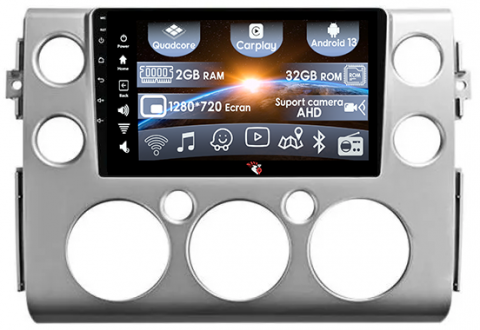 FJ Cruiser J15 2006-2020 - (Resigilata) Navigatie dedicata Toyota FJ Cruiser J15 2006-2020, 2GB RAM 32GB ROM, Quad Core, Display 9" IPS Full HD, Carplay, Android 13, Bluetooth, Magazin Play, Suport camere AHD