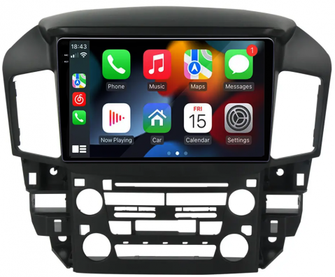 Harrier - Navigatie compatibila cu Toyota Harrier/ Lexus RX 300 1998-2005, 4 GB RAM 32 ROM, Android 13, Display QLED, 9", DSP, Carplay, Android Auto, Internet, Youtube, Waze, WI-FI, USB, Bluetooth