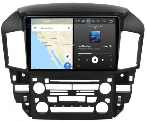 Navigatie compatibila cu Toyota Harrier/ Lexus RX 300 1998-2005, 4 GB RAM 32 ROM, Android 13, Display QLED, 9", DSP, Carplay, Android Auto, Internet, Youtube, Waze, WI-FI, USB, Bluetooth [2]