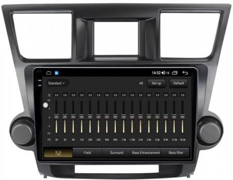 Navigatie dedicata Toyota Highlander 2 (2007-2014), 12GB RAM 256GB ROM, Android 13, Rezolutie 2K, Display QLED, 10.1", DSP, Carplay, Android Auto, Internet, Youtube, Waze, Wi Fi, [1]