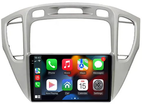 Navigatie dedicata Toyota Highlander 2000-2007, 12GB RAM 256GB ROM, Android 13, Rezolutie 2K, Display QLED, 9", DSP, Carplay, Android Auto, Internet, Youtube, Waze, Wi Fi, USB [3]