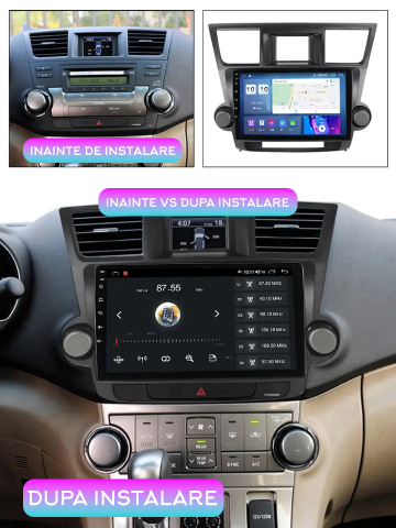 (Resigilata) Navigatie dedicata Toyota Highlander ( 2009 - 2014 ), 2GB RAM 32GB ROM, Quad Core, Display 10" IPS Full HD, Carplay, Android 13, Bluetooth, Magazin Play, Suport camere AHD [3]