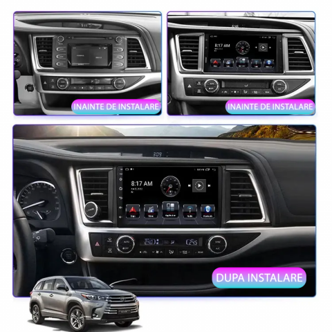 (Resigilata) Navigatie dedicata Toyota Highlander ( 2014 - 2018 ), 2GB RAM 32GB ROM, Quad Core, Display 9" IPS Full HD, Carplay, Android 13, Bluetooth, Magazin Play, Suport camere AHD [3]