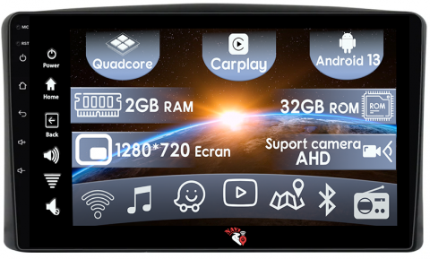 Land Cruiser 100 1998-2007 - (Resigilata) Navigatie dedicata Toyota Land Cruiser 100 1998-2007, 2GB RAM 32GB ROM, Quad Core, Display 9" IPS Full HD, Carplay, Android 13, Bluetooth, Magazin Play, Suport camere AHD
