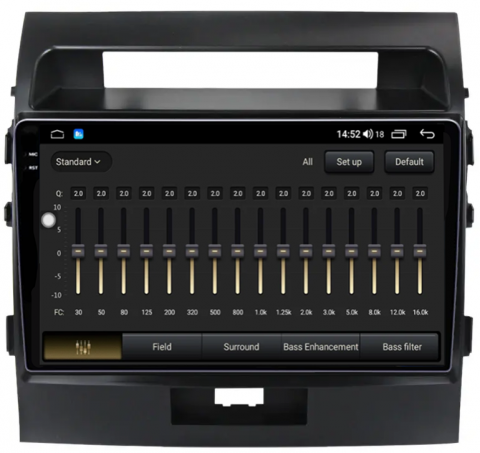 Navigatie dedicata Toyota Land Cruiser 200 2008-2015, 8GB RAM 128GB ROM, Octacore, Platforma 7862, Android 14, Display QLED 10", Suporta camera 360", DSP, Carplay&Android Auto, SIM 4G, Ventilator A [1]